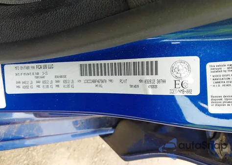 2015 Chrysler 200 Limited z USA, uszkodzony, nr VIN 1C3CCCAB8FN679070